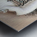 Art   Shabat Shalom CHOCOLATE AA Metal print