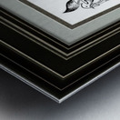 art dove frame Metal print