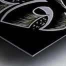 monogram ART   YIMTZA AA Metal print