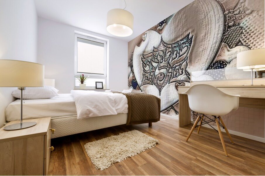 Art   Shabat Shalom CHOCOLATE AA Mural print