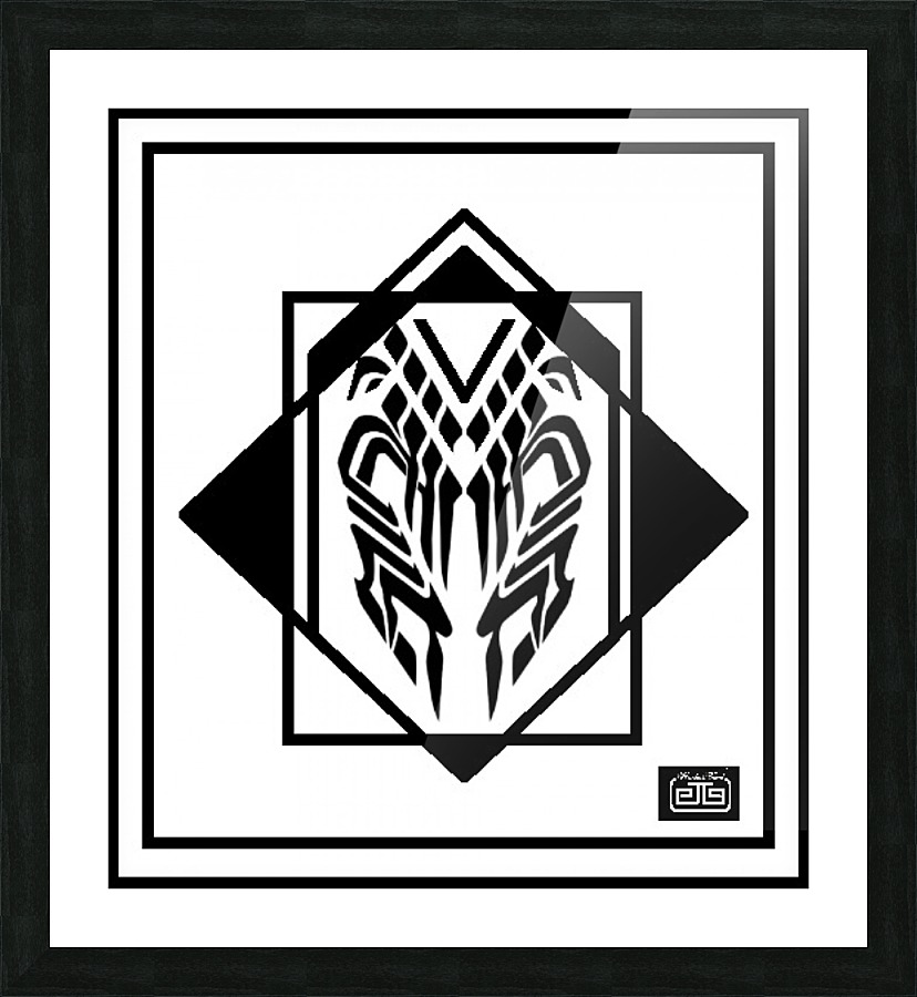 monogram   artdesign26   wall art 101 Picture Frame print