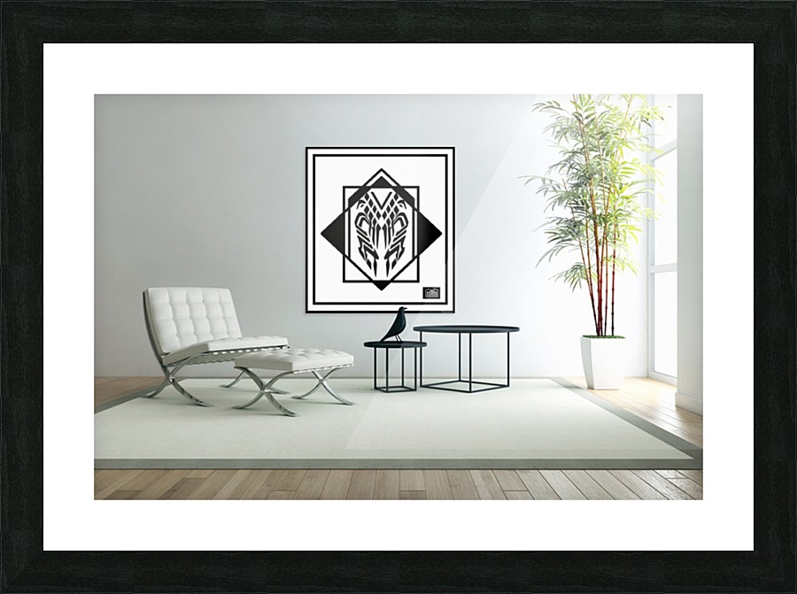 art - monogram artdesign26 wall art 101 Picture Frame print