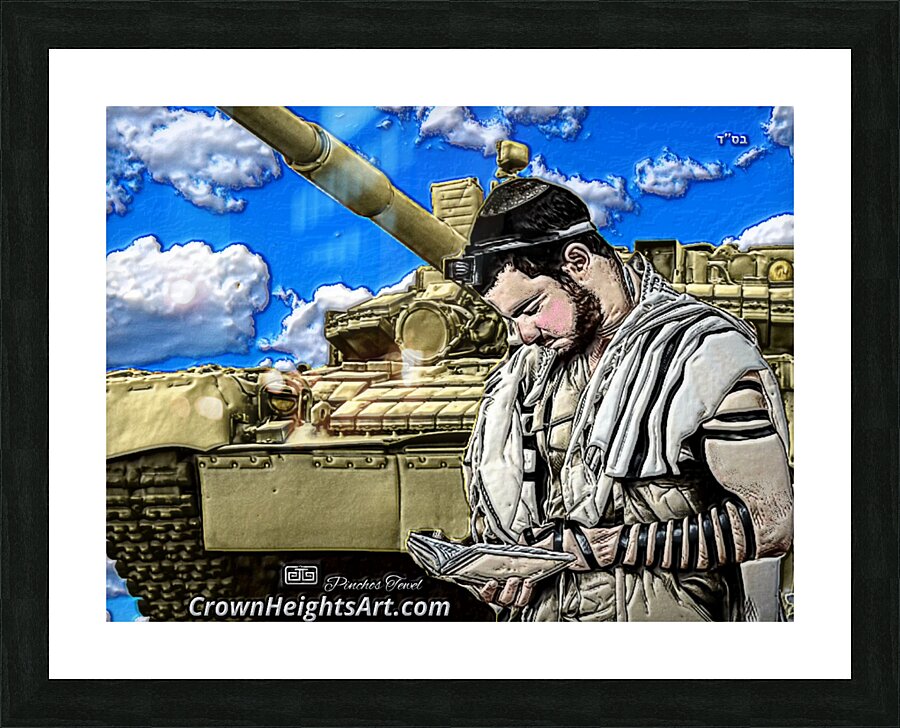 ART   Army Soldier Praying  to G-D ALMIGHTY  Picture Frame print