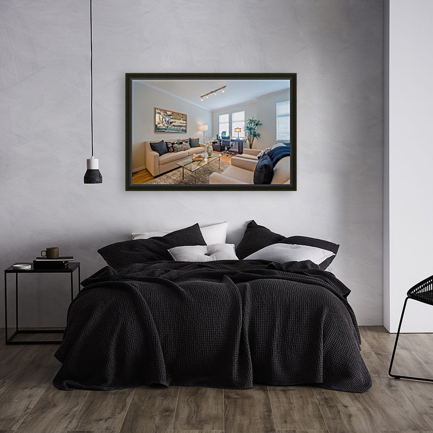 monogram art    snow water falls 2 Reproduction