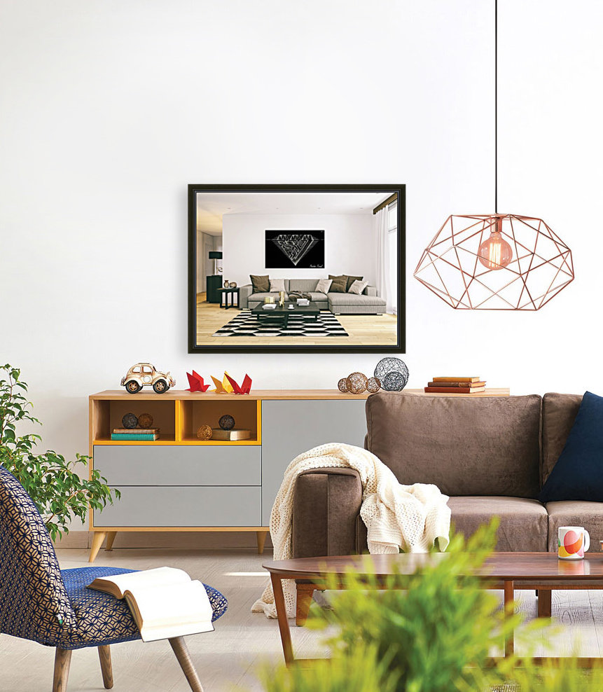 monogram diamond aaa  FOR DISPLAY ONLY  room1 Reproduction