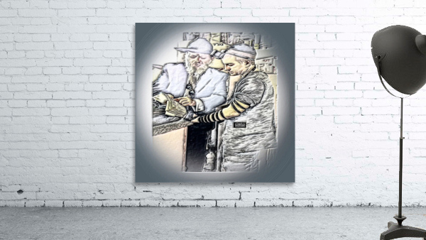 helping a young man with TEFILIN 1 Wall Preview