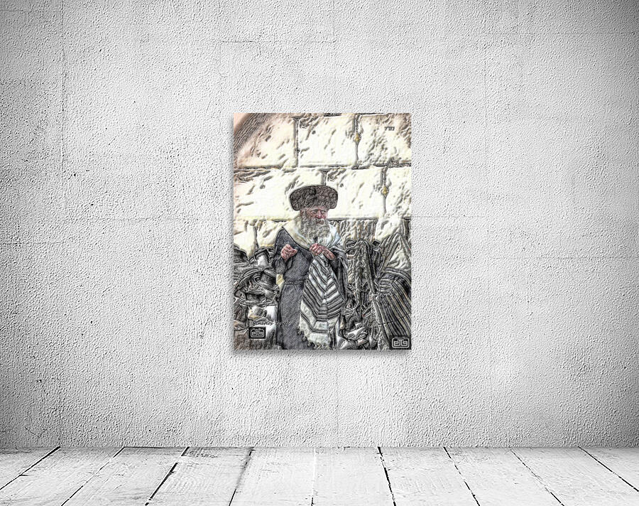 art   yid blessing at kotel 1 Wall Preview