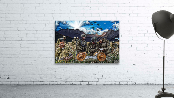 art   soldiers reading TORAH  AA Wall Preview