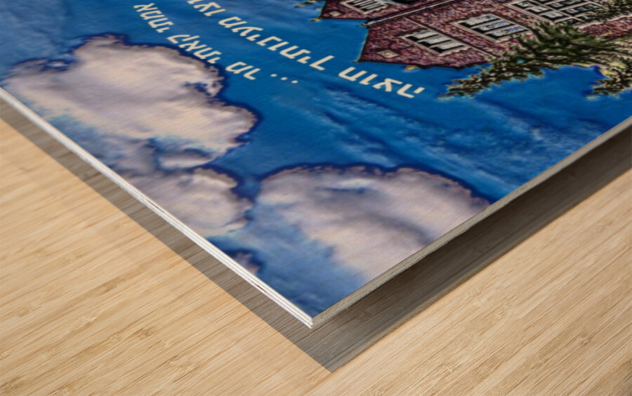 ART  770   water falls AA yofutzu maayonoisecho chutzoh Wood print