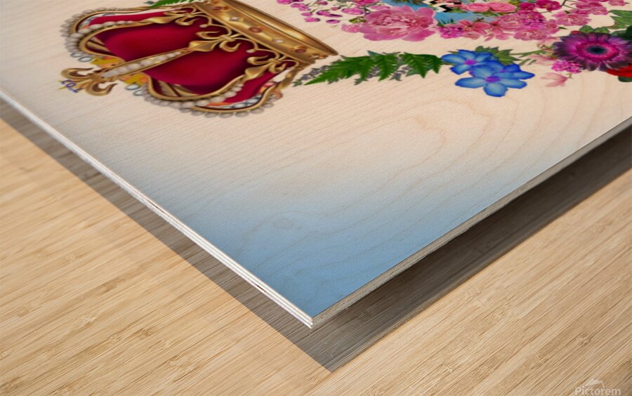 Eishes Chayil ROYAL GARDEN Wood print