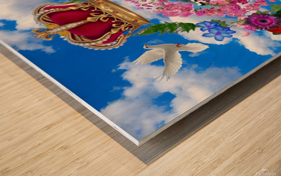 ART EISHES CHAYIL ROYAL GARDEN sky 1 Wood print