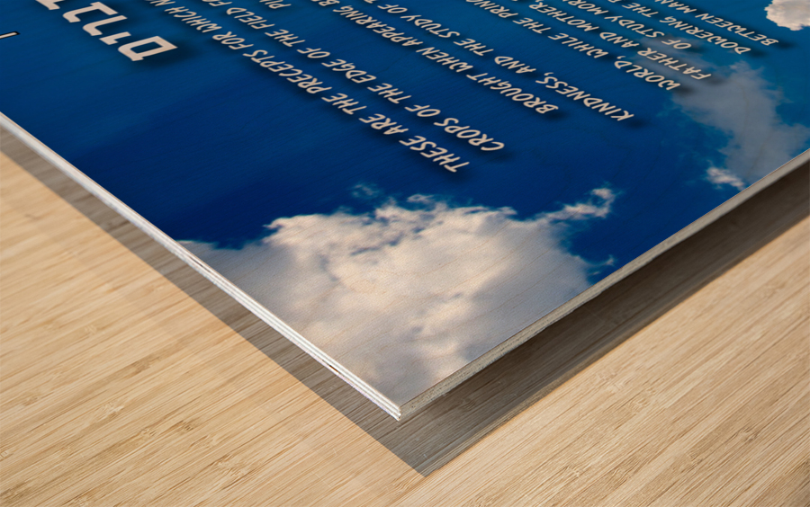 Eiloo Devarim sky PM Wood print