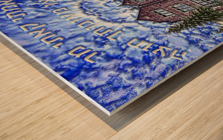 Art 770 YOFUTZU MAAYONOISECHO AA Wood print