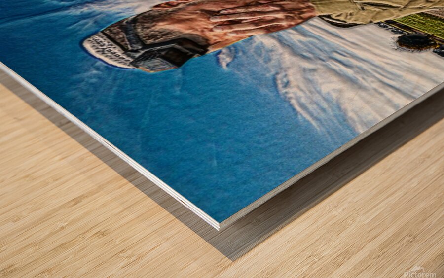 art   soldier tefilin SHMA YISROEL 1 Wood print