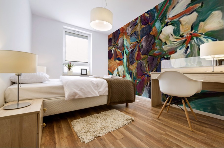 irises Mural print