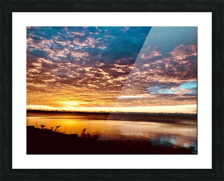 Incredible Sunset Picture Frame print