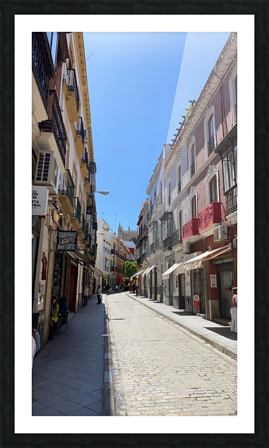 Seville Street Picture Frame print