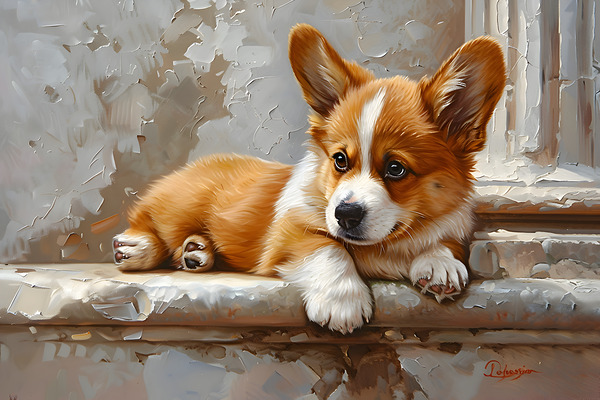 Puppy Paintings by Museblot 18 Digital Download