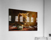 Cute Kitten Realistic Painting4 Acrylic Print
