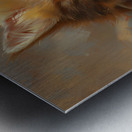 Cute Kitten Realistic Painting23 Metal print