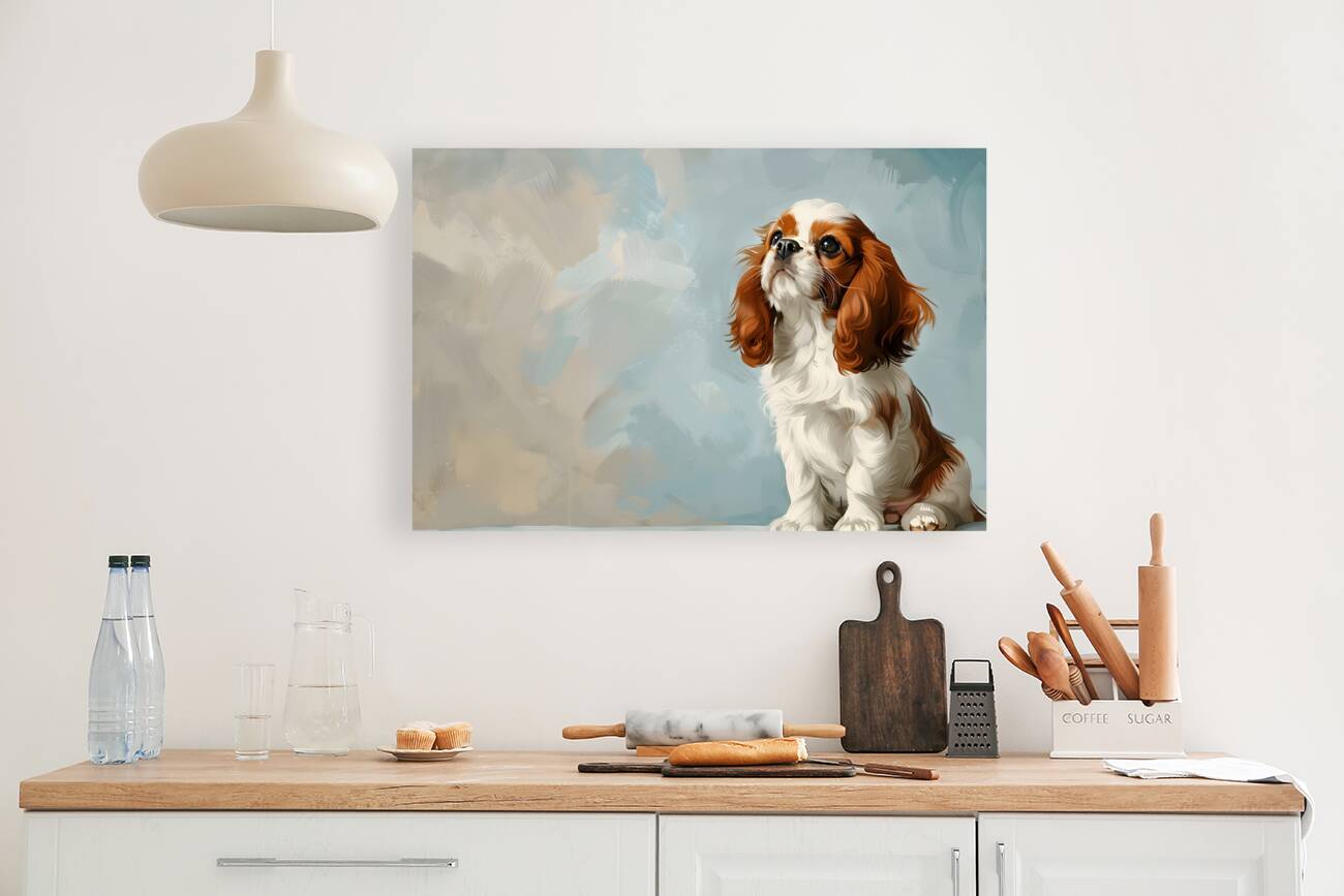 Puppy Paintings by Museblot 7 Reproduction