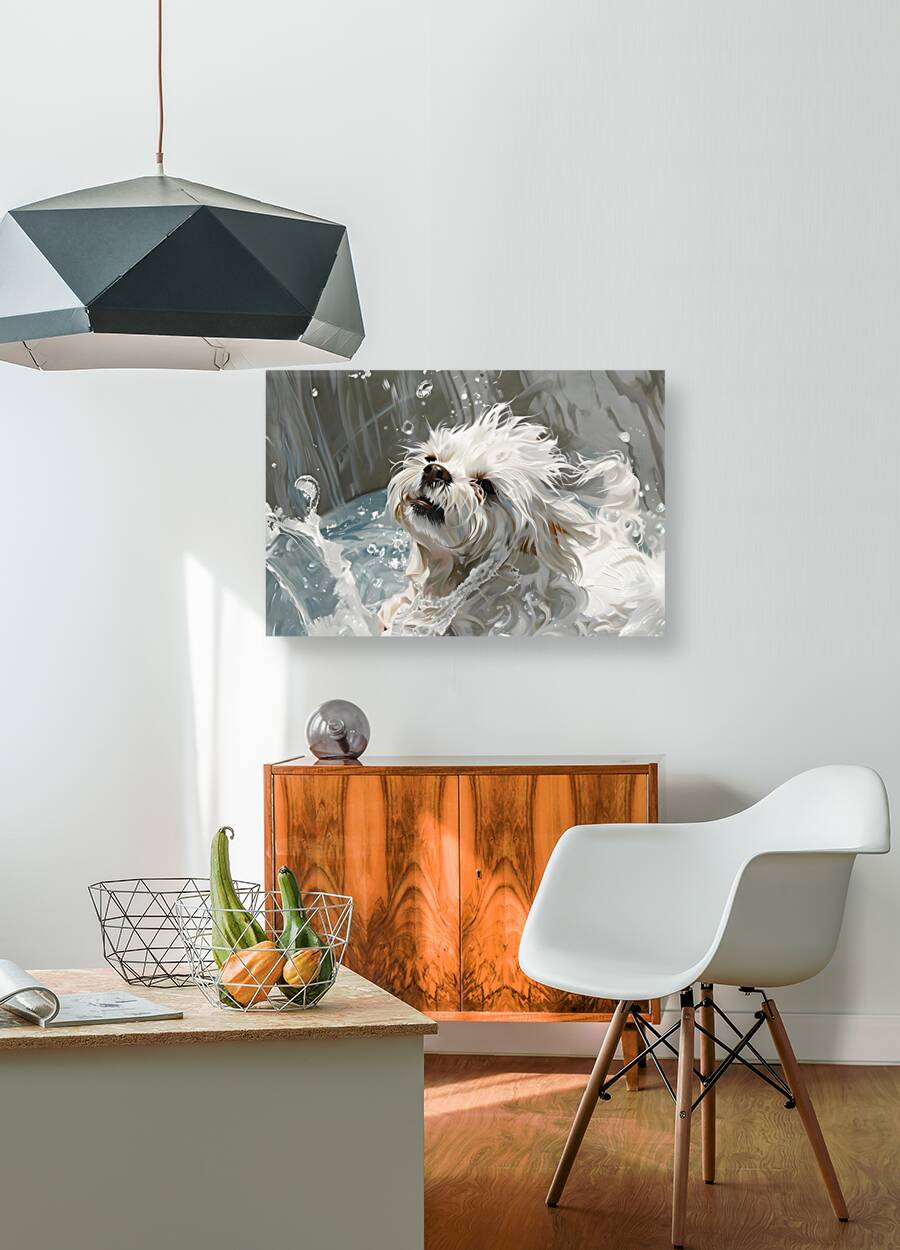 Puppy Paintings by Museblot 13 Reproduction