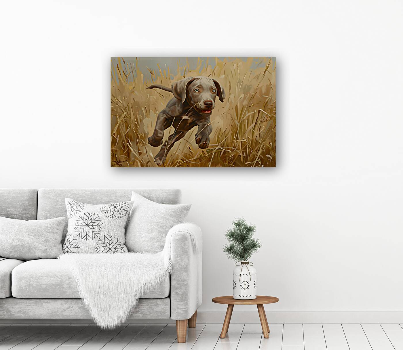 Puppy Paintings by Museblot 20 Reproduction