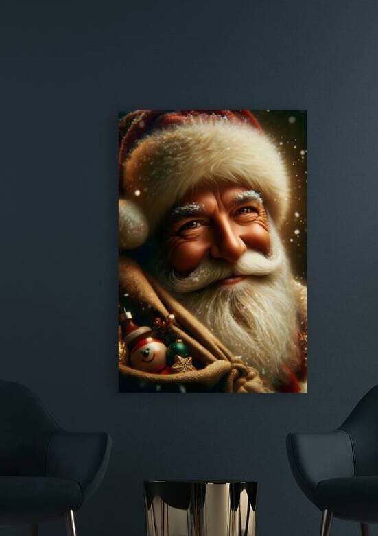 ATP Christmas Prints  1 Santa Claus by Andy Davis