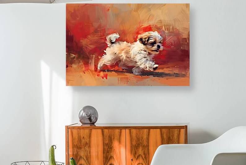 Puppy Paintings by Museblot 11 by Andy Davis
