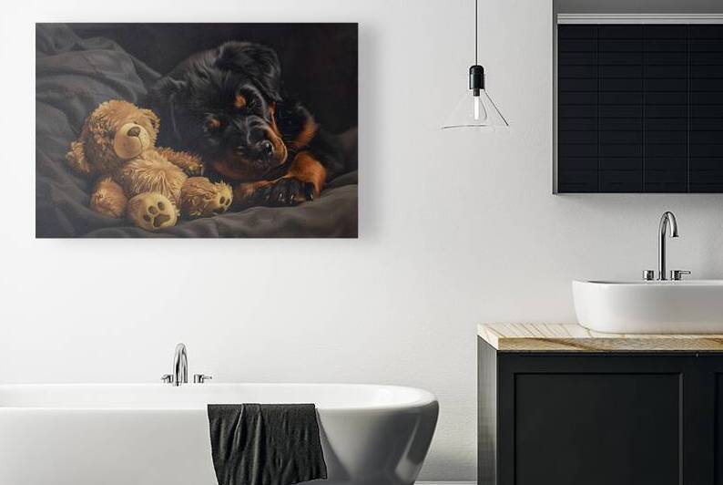 Puppy Paintings by Museblot 17 by Andy Davis
