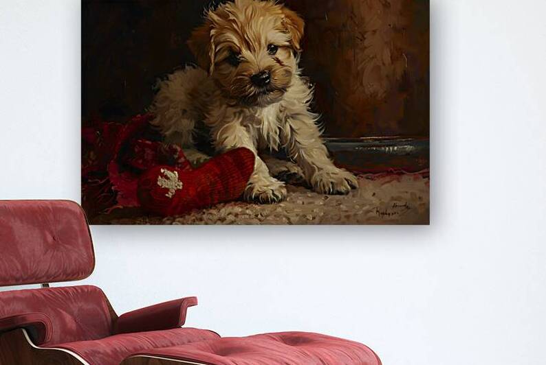 Puppy Paintings by Museblot 25 by Andy Davis