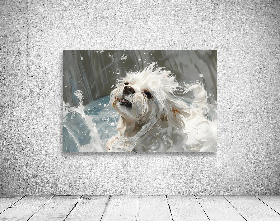 Puppy Paintings by Museblot 13 Wall Preview