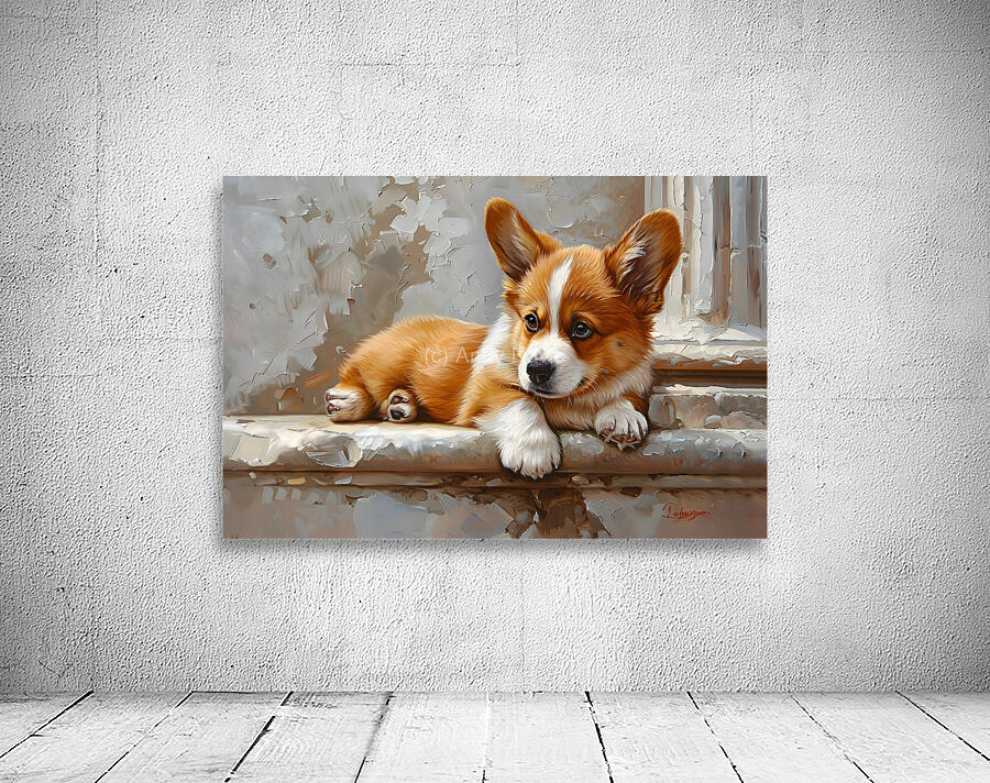 Puppy Paintings by Museblot 18 Wall Preview