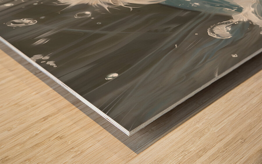 Puppy Paintings by Museblot 13 Wood print