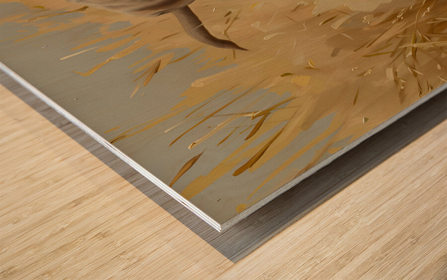 Puppy Paintings by Museblot 20 Wood print