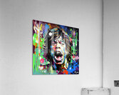 Jagger in concert Acrylic Print