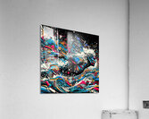 Nage papillon Acrylic Print