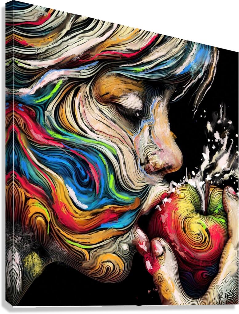 Croque la vie  Canvas Print