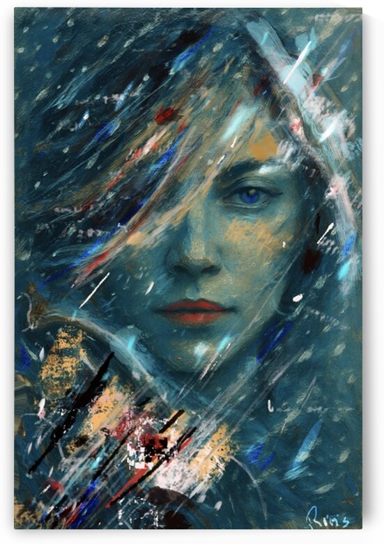 Espionne Venue Du froid 20x30 by Rim s