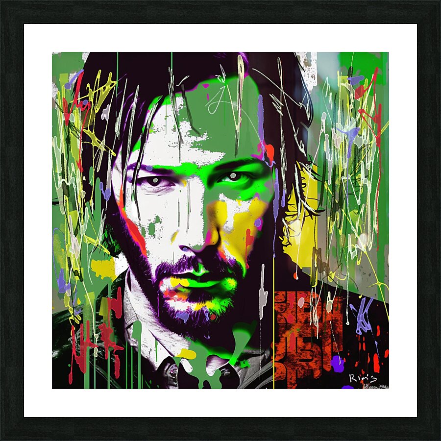 Intensite K.Reeves Picture Frame print