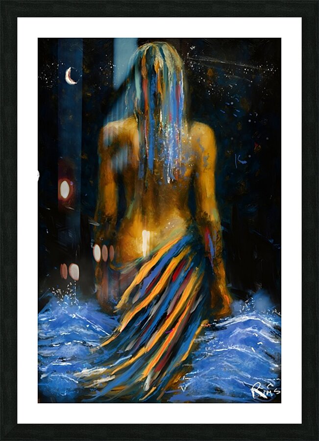 La deesse des eaux Picture Frame print