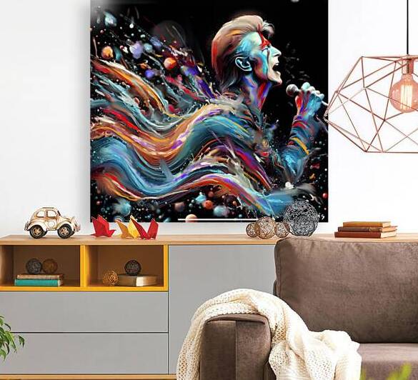 Bowie surfs the universe by Rim s