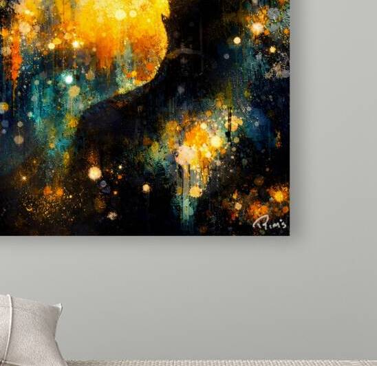 Batman in fire by Rim s