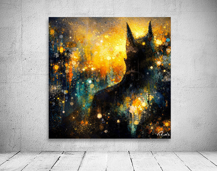Batman in fire Wall Preview