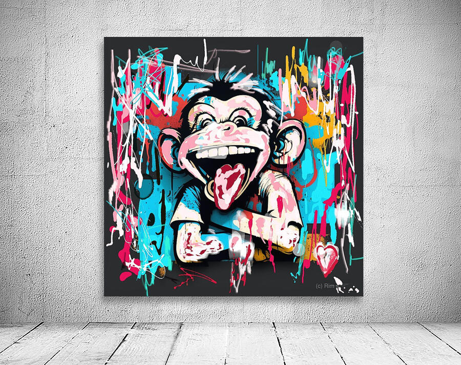 Happy monkey Wall Preview