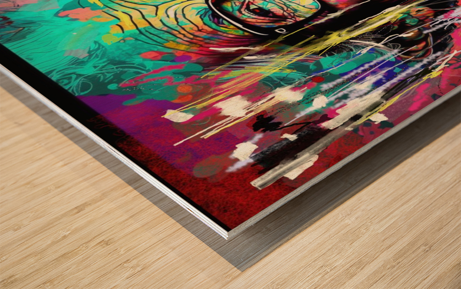 I know a secret Wood print