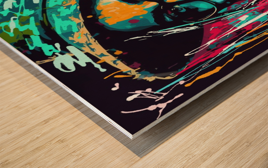 Ingenieuse Wood print