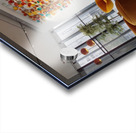 A modern reception room at a company headquarters 24 Acrylic print