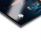 A modern reception room at a company headquarters 9 Acrylic print