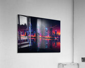 A modern reception room at a company headquarters 7 Acrylic Print